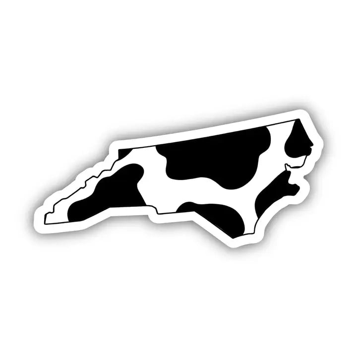 North Carolina Cow Pattern - Sticker