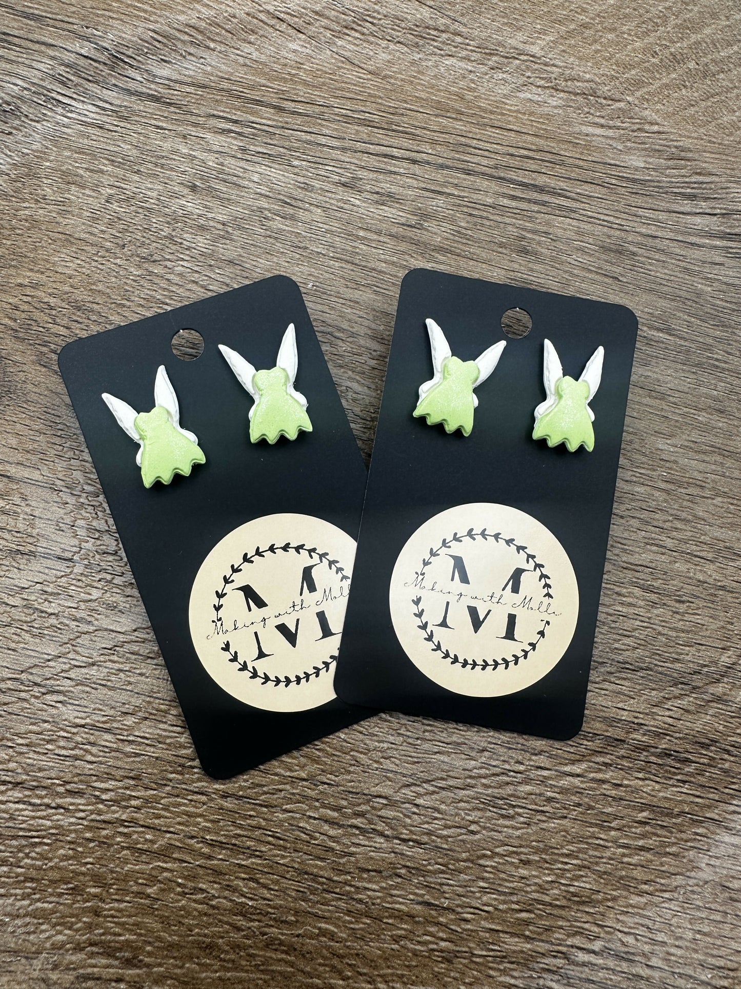 Fairy Stud Polymer Clay Earrings