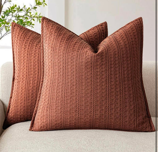 Burnt Orange Throw Pillow