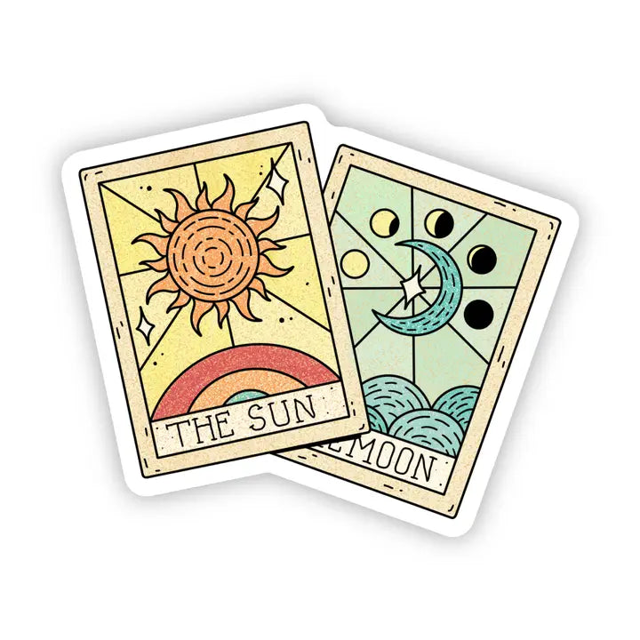 The Sun & The Moon - Tarot Card Sticker