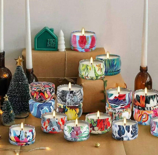 Soy Wax Travel Tin Jar Candles