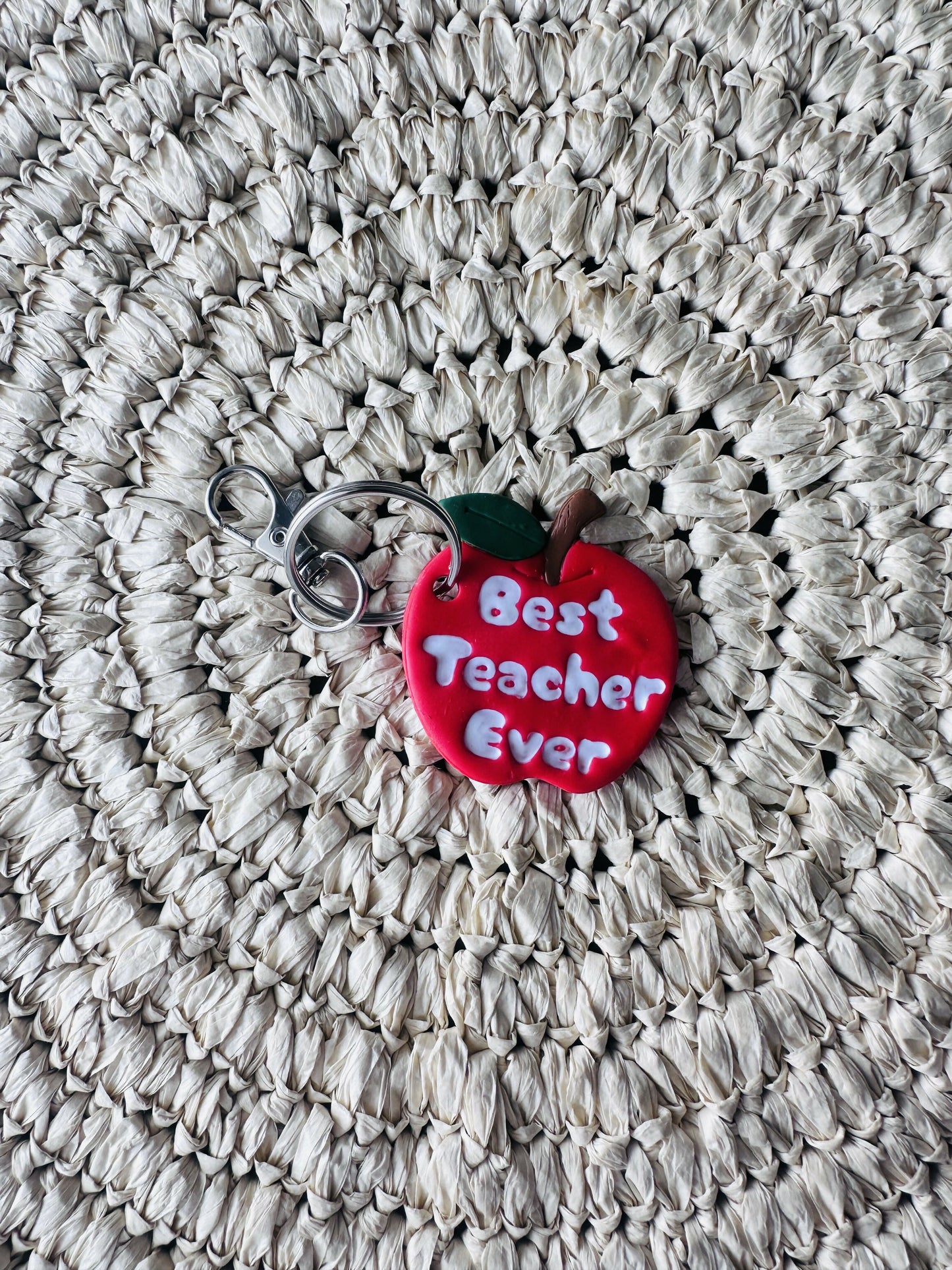 Best Teacher Ever Keychain