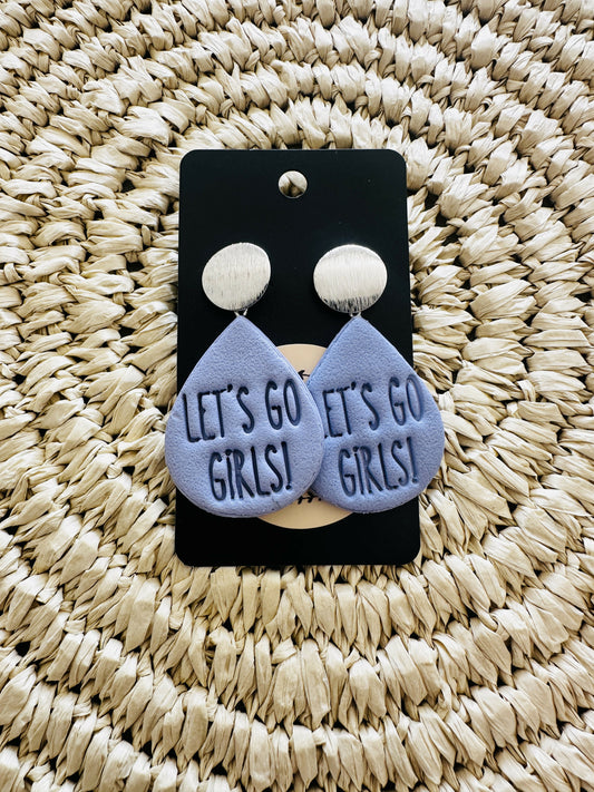Let's Go Girls Polymer Clay Earrings