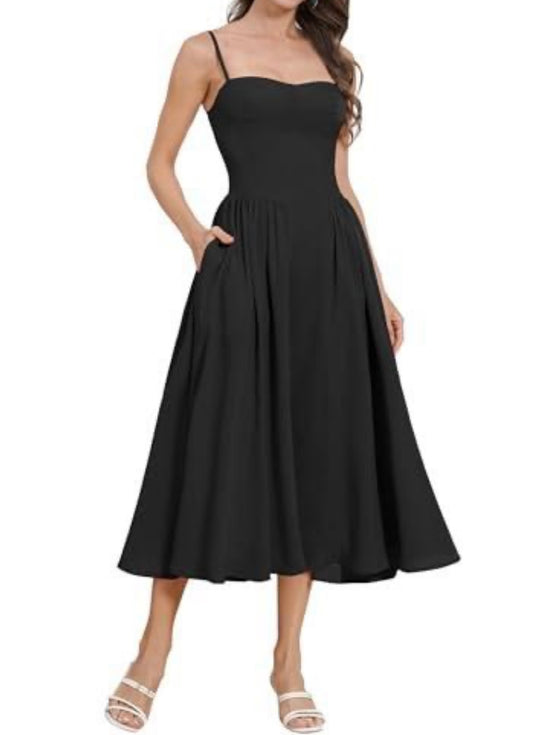 Bustier Cocktail Dress with Pockets