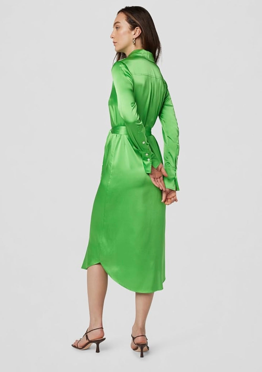 Ramy Brook Women's Victoria Dress, Tropic Green