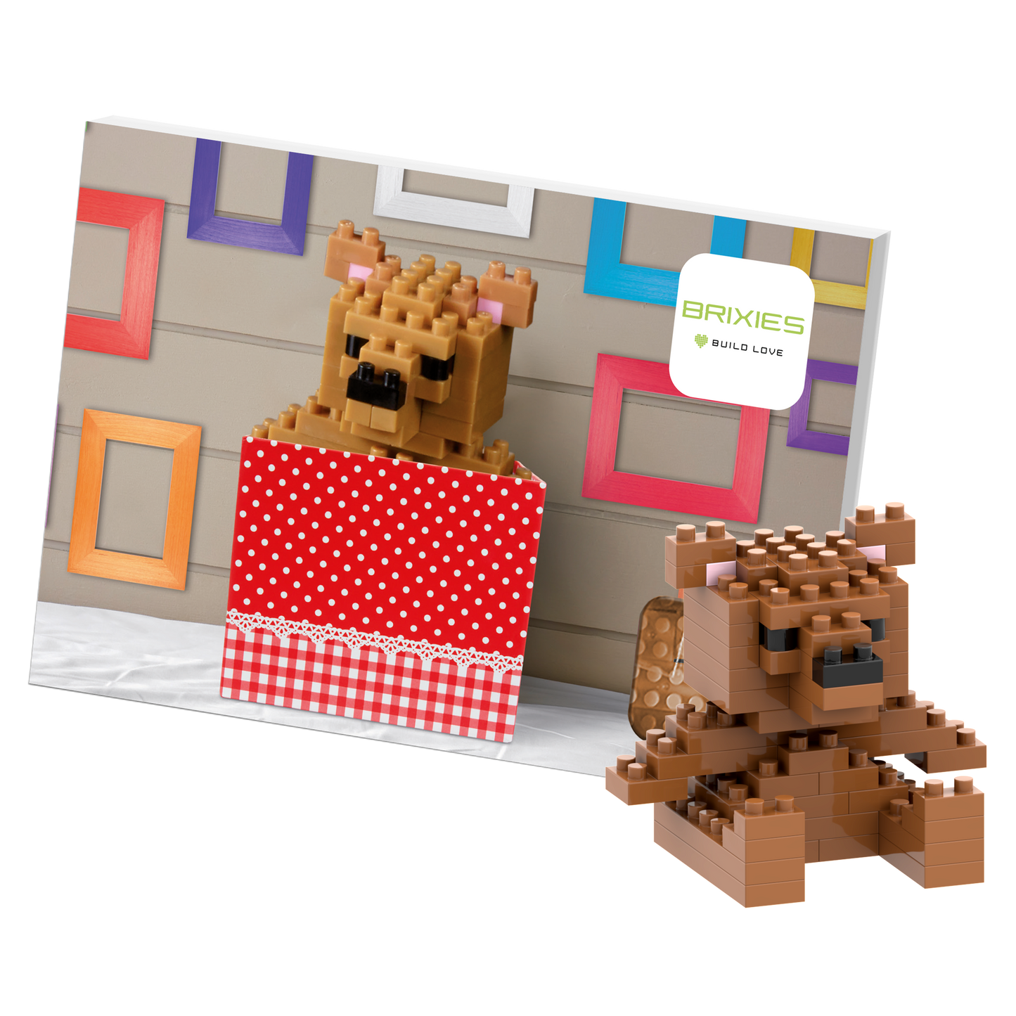 Brixies Postcard Teddy Bear