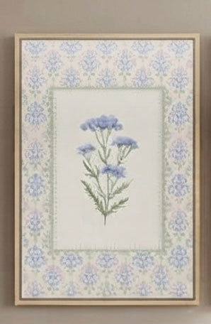 Wildflower Botanical Framed Canvas