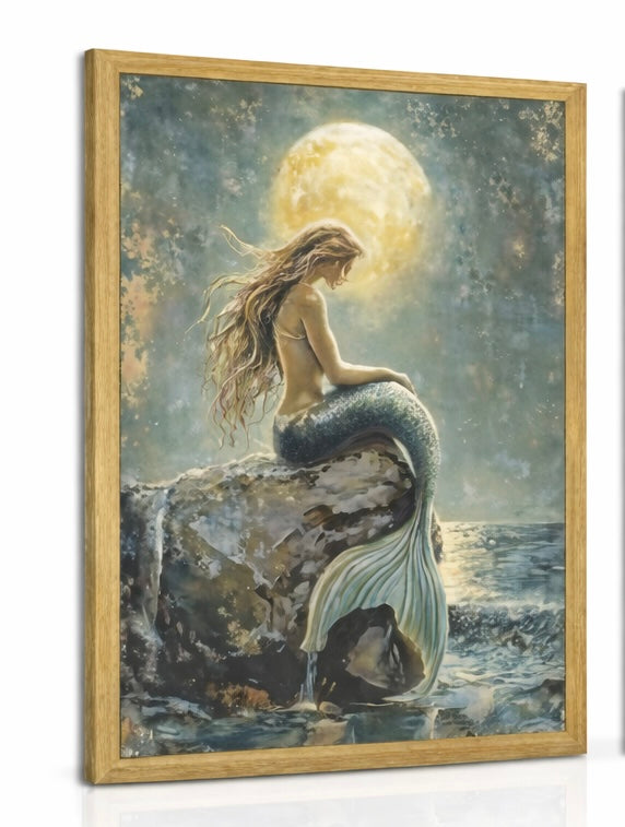 Wood Framed Vintage Wall Art