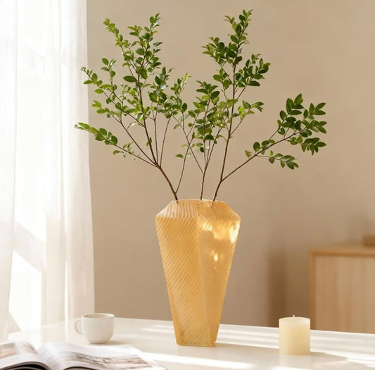Amber Glass Vase