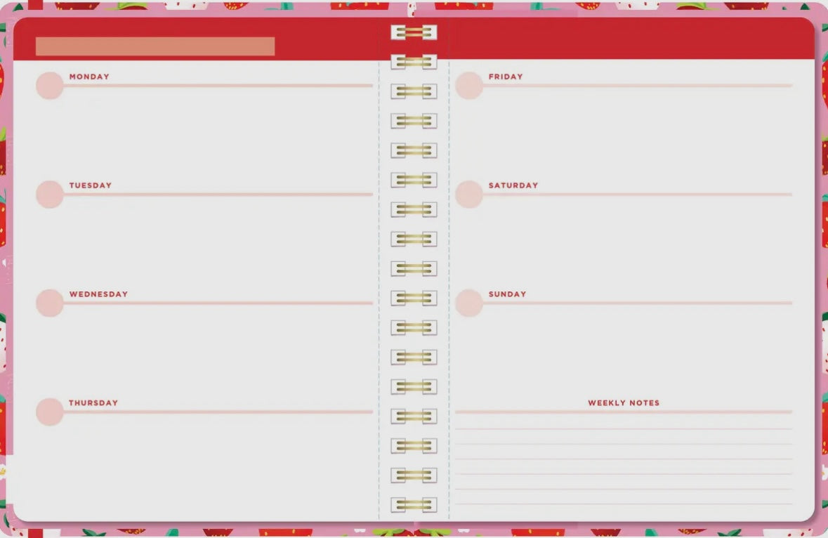 Berrylicious Hardcover
Undated Planner