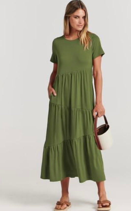 Olive Maxi Dress