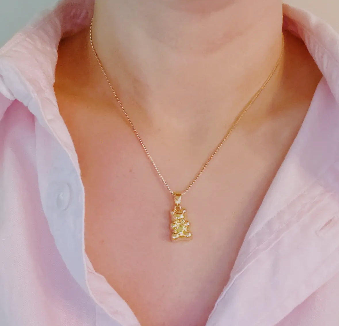 My Dear Bear Pendant Necklace