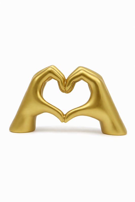 Heart Hand Sculpture