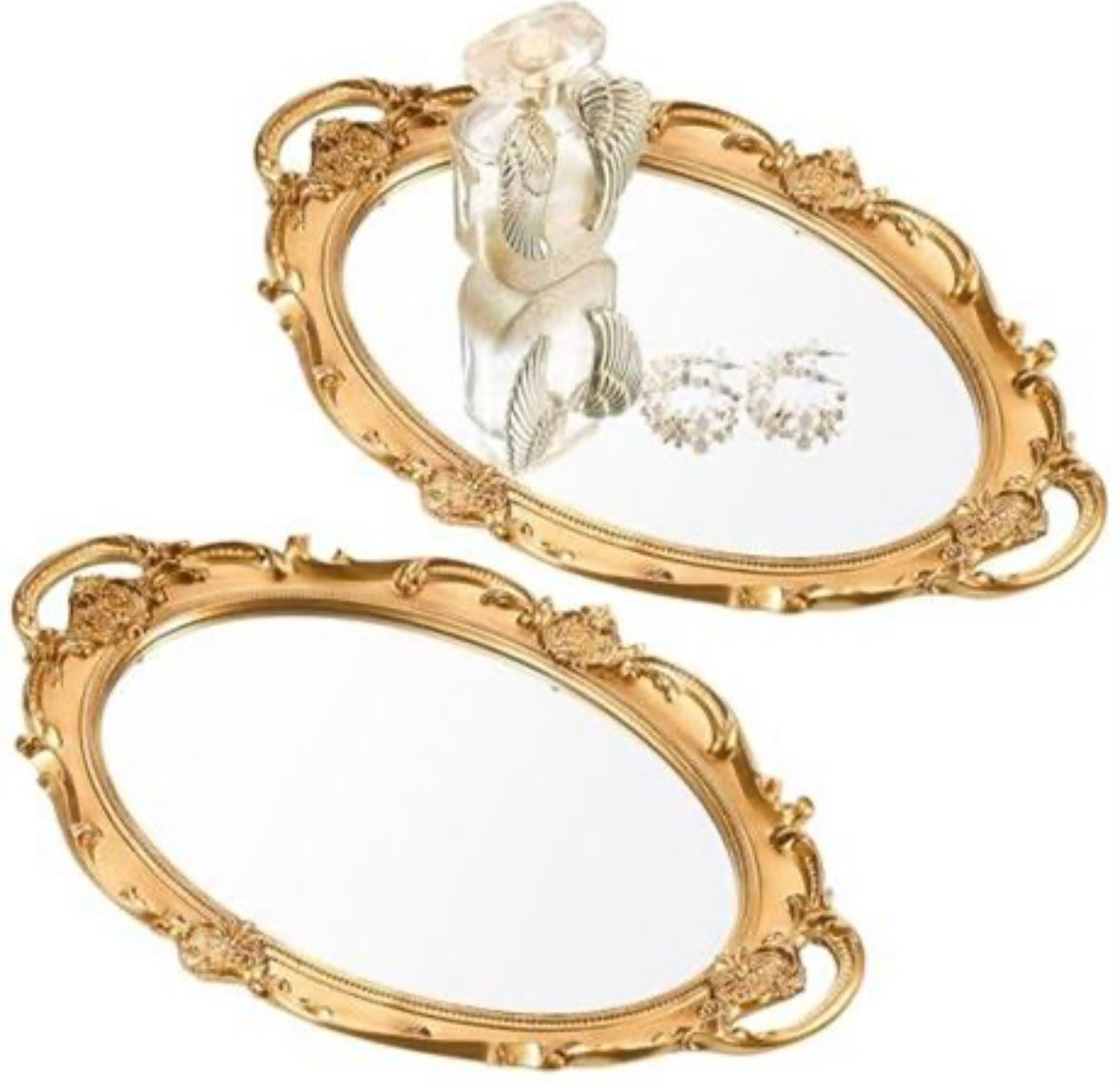 Gold Mirror Tray