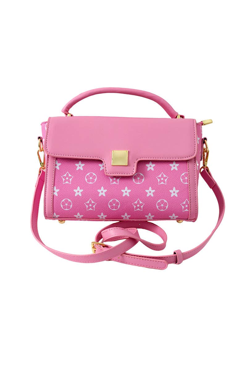Bubble Pink and White Star Inspired Purse