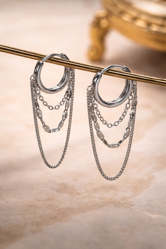 Geometric Drop Earrings