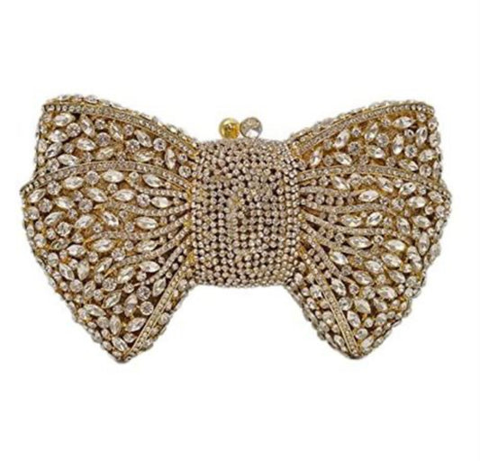 Bowknot Luxury Crystal Clutch