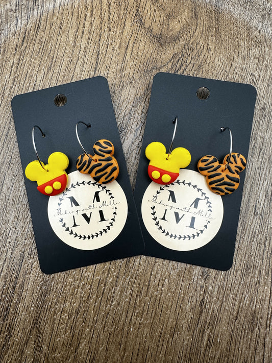 Honey & Bouncing Polymer Clay Earrings