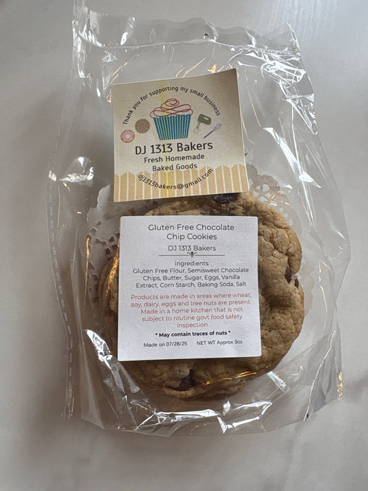 GF Chocolate Chip Cookies