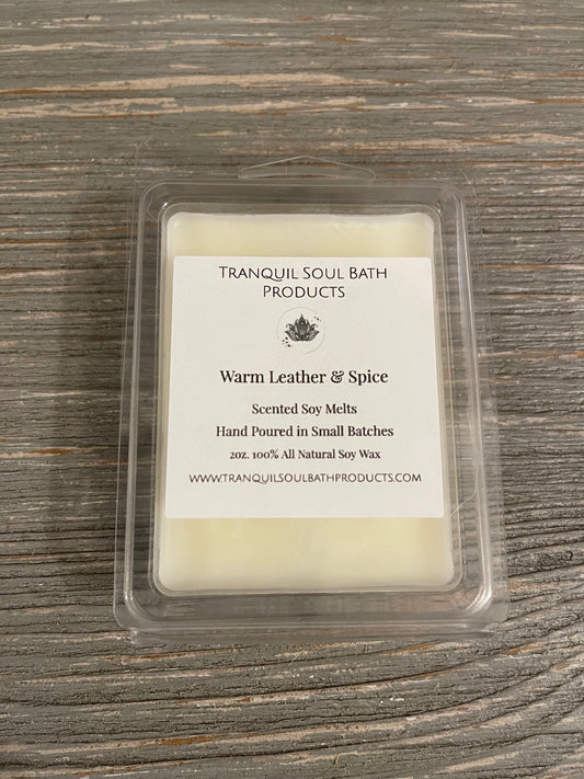 Warm Leather & Spice Scented Wax Melts