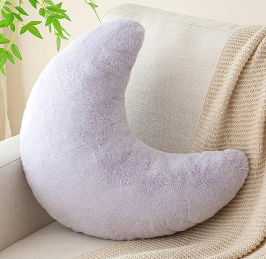 Moon Shaped Decorative Pillow