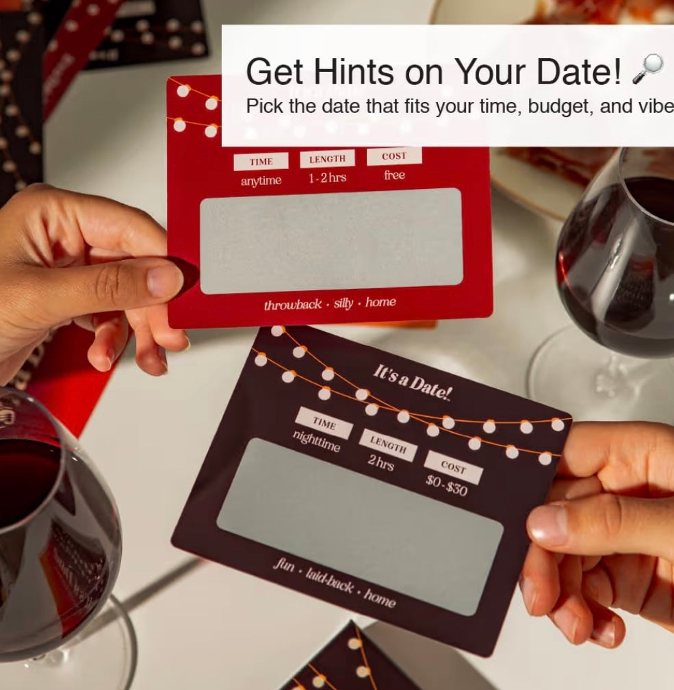 It's a Date!, 40 Fun and Romantic Scratch Off Date Night Ideas for Him or Her