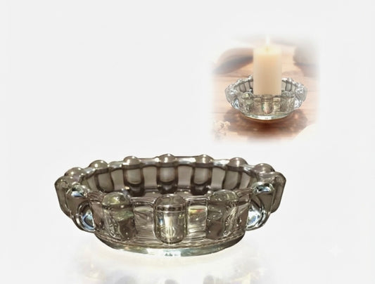 Crystal Clear Candle Holder