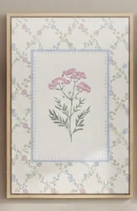 Wildflower Botanical Framed Canvas