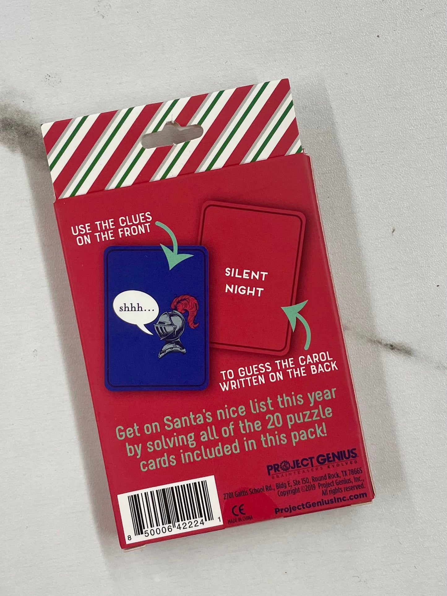 Stocking Stuffers Rebus Puzzle Cards