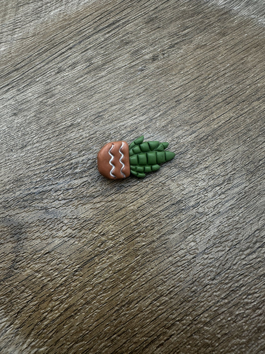 Potted Succulent Pin