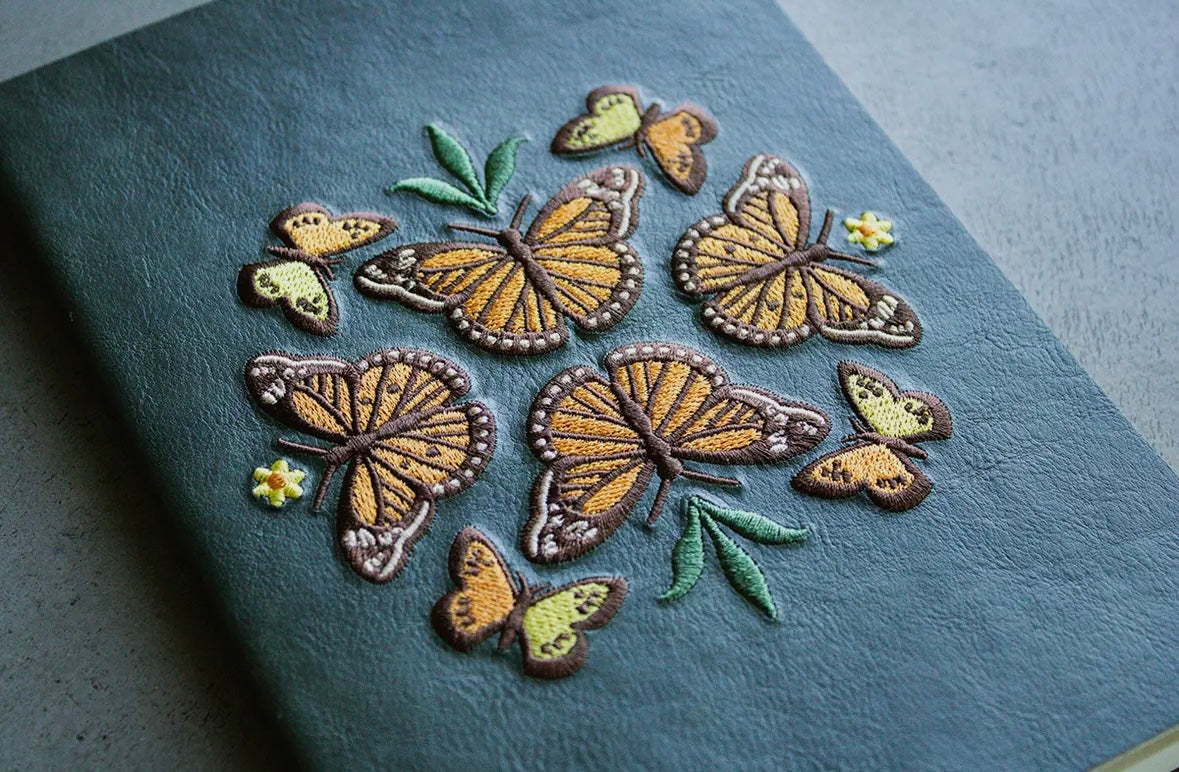 Butterfly Dance Embroidered
Journal Notebook