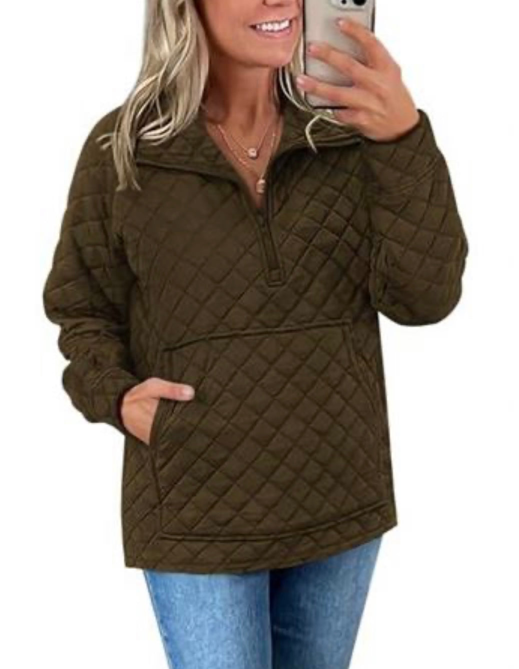 Quilted Sweater