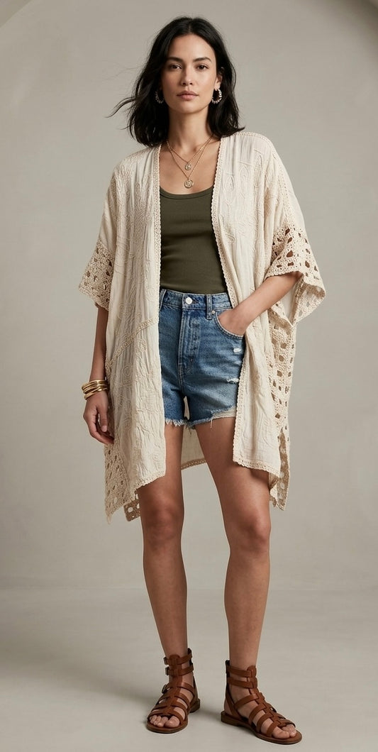 Bohemian Style Kimono