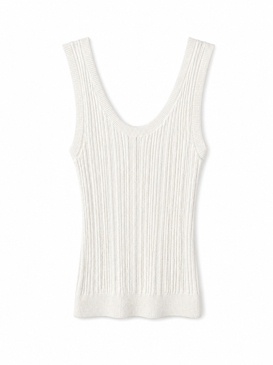 Hunter & Brown White Tank