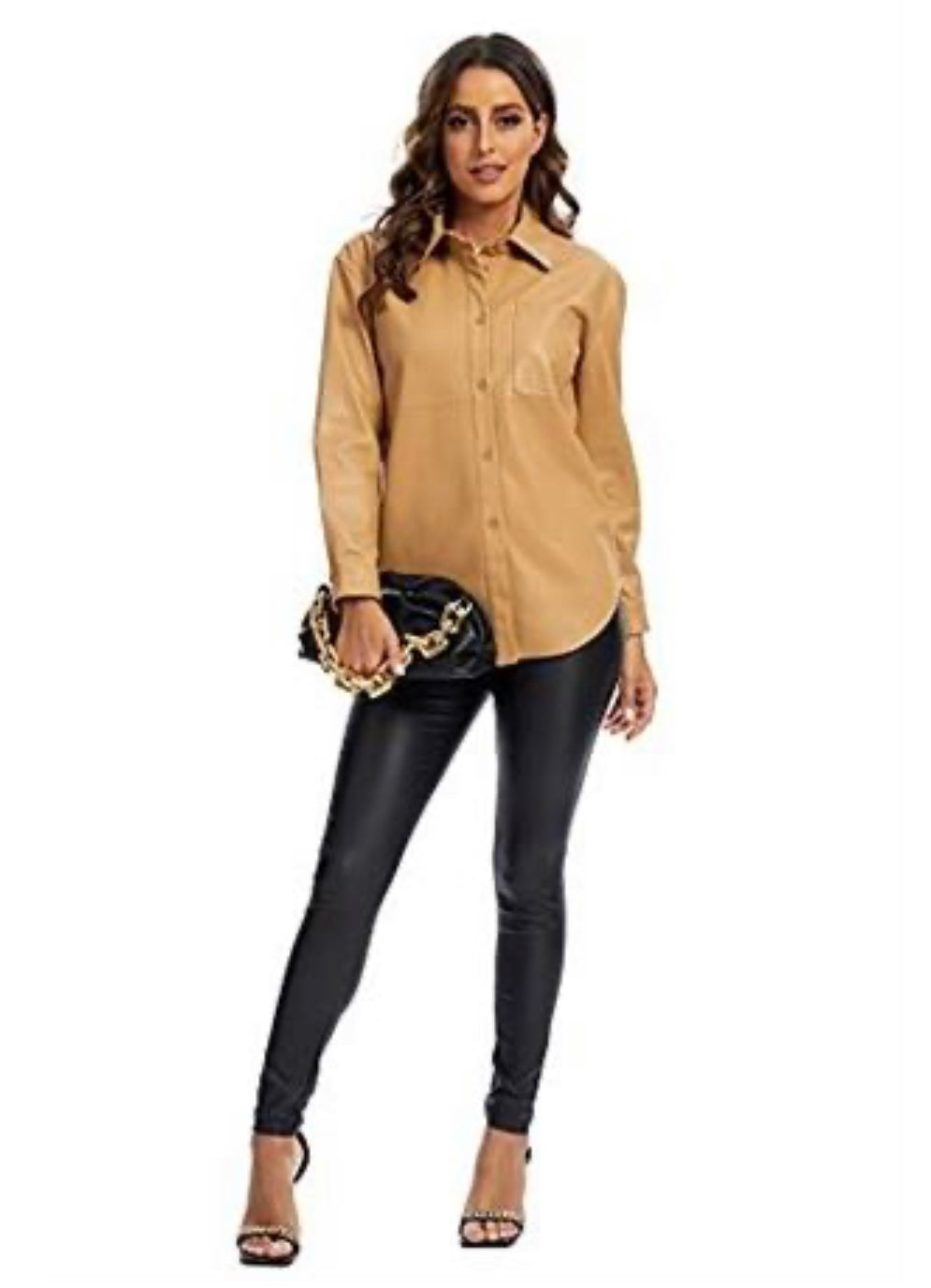 Faux Leather Jacket