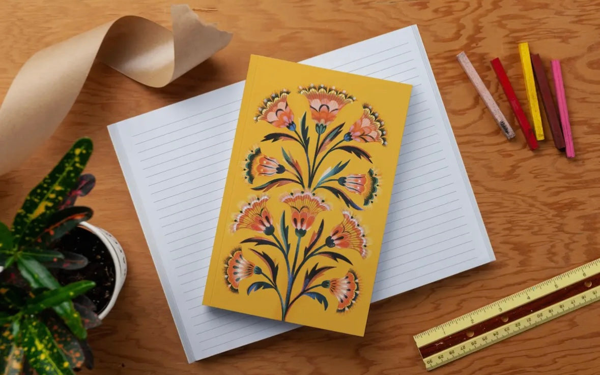 Golden Floral Classic Layflat
Journal Notebook