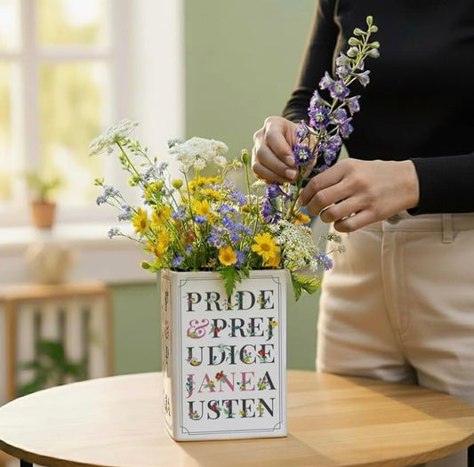 Pride and Prejudice Book Vase