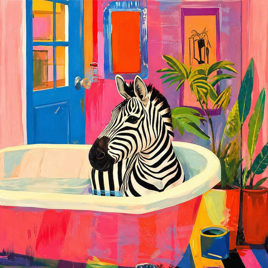 Framed Funky Animal Wall Art
