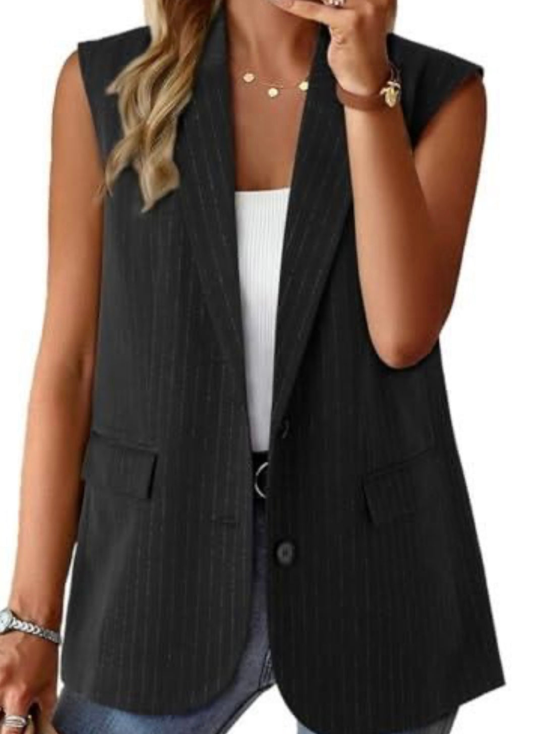 Sleeveless Blazer
