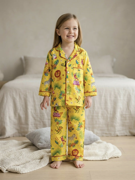 Wild & Bright Jungle Pajama Set