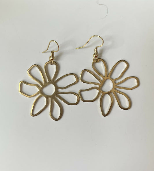 Daisy Gold Earrings