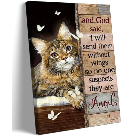 Cat lovers Poster Print, 12x16