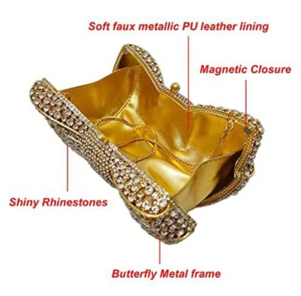 Bowknot Luxury Crystal Clutch