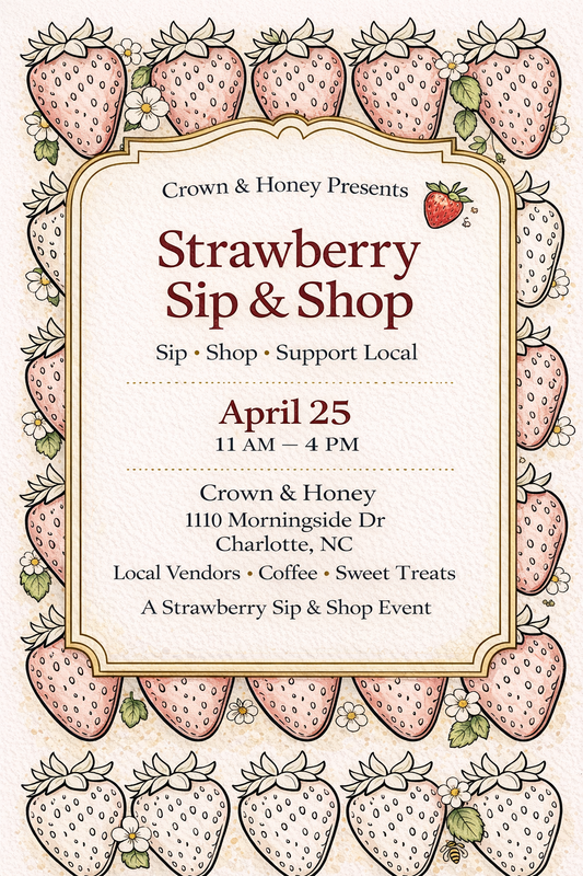 Strawberry Sip & Shop