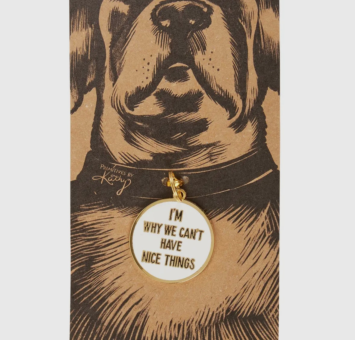 Nice Things Collar Charm