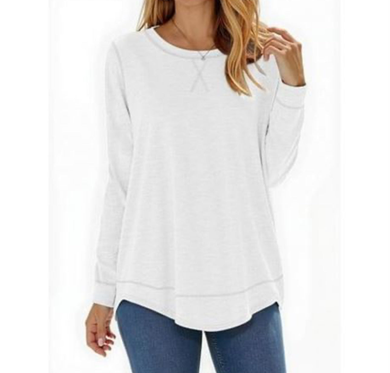 Womens Fall Tops Long Sleeve Shirts Casual Tunic Top