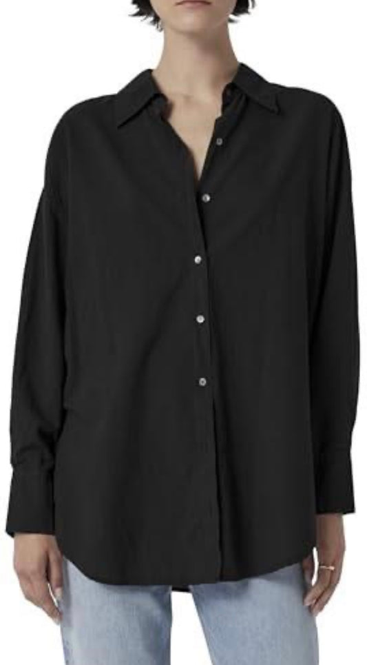 VELVET BY GRAHAM & SPENCER Women's Redondo Cotton Button Down