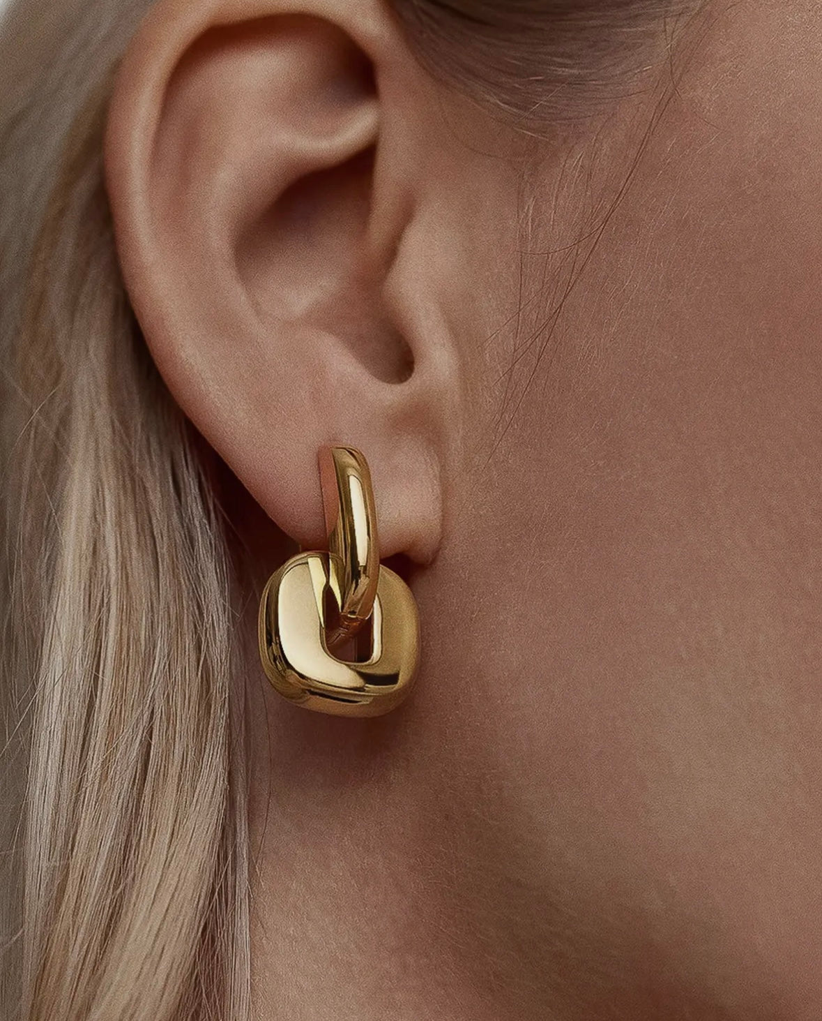 Chain link Drop Earrings