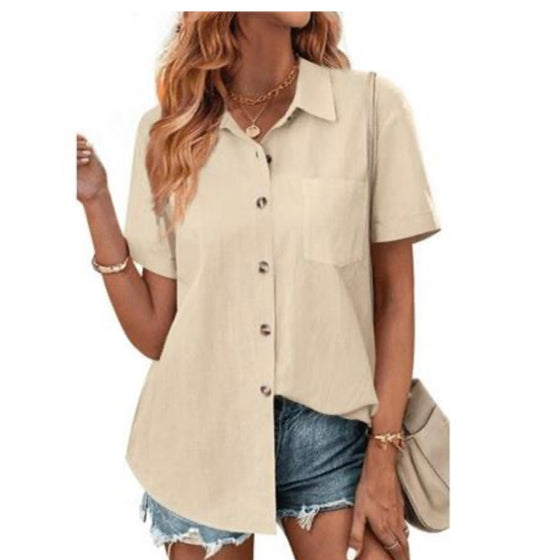 Womens Button Down Shirt