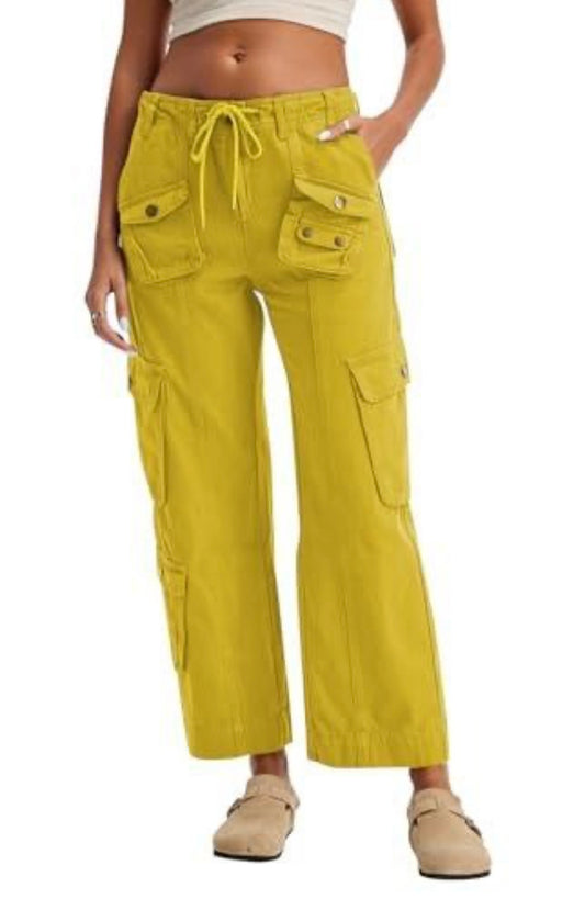 Low Rise Drawstring Cargo Pants